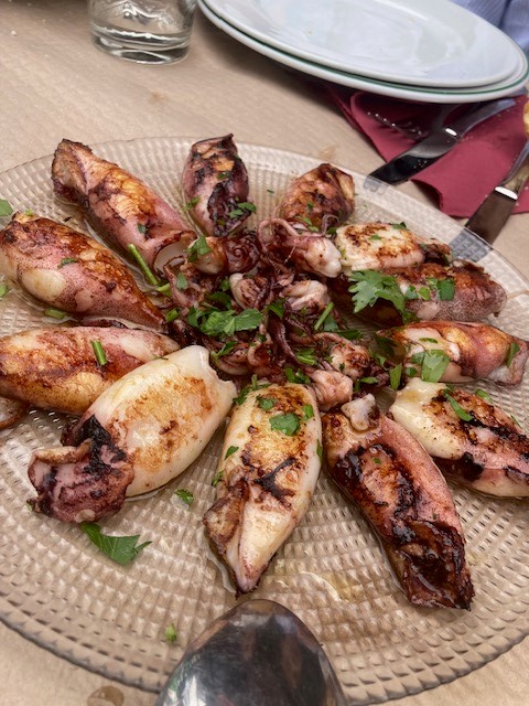 Chipirones a la plancha