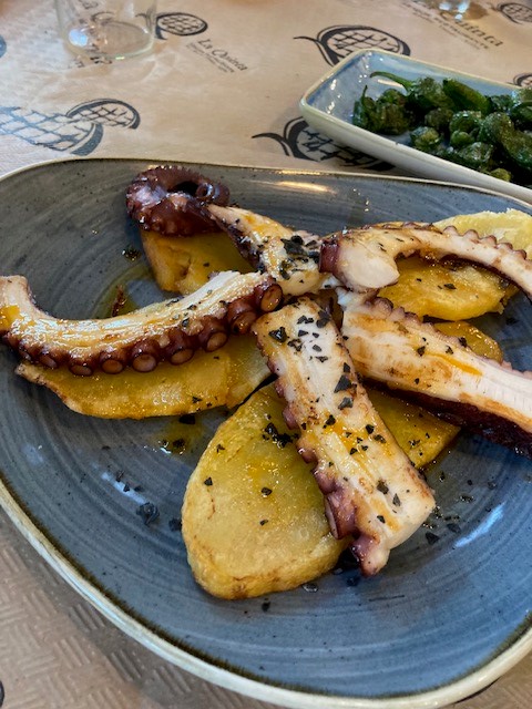 Pulpo a la brasa