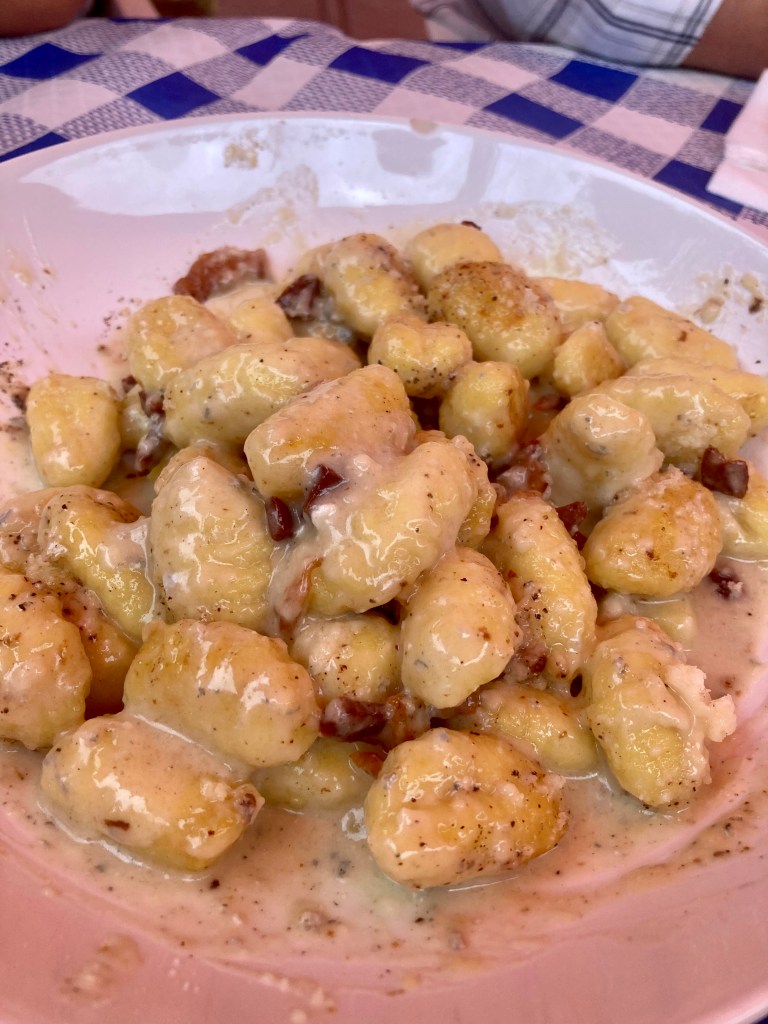 gnocci a la gorgonzola