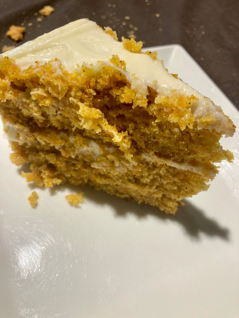 tarta de zanahoria casera